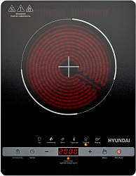 Плита Инфракрасная Hyundai HYC-0120 черный стеклокерамика (настольная)