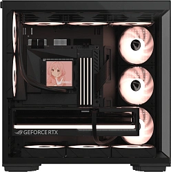 Корпус Formula Crystal Z7 черный без БП ATX 11x120mm 4x140mm 1xUSB3.0 1xUSB3.1 audio bott PSU