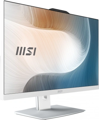 Моноблок MSI Modern AM242P 1M-1022XRU 23.8" Full HD Core 5 120U (1.4) 16Gb SSD512Gb Graphics без ОС GbitEth WiFi BT 120W клавиатура мышь Cam белый 1920x1080