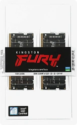 Память DDR4 2x8Gb 3200MHz Kingston KF432S20IBK2/16 Fury Impact RTL PC4-25600 CL20 SO-DIMM 260-pin 1.2В single rank Ret