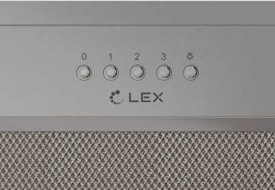 Вытяжка встраиваемая Lex Hyper 600 IX нержавеющая сталь управление: кнопочное (1 мотор)