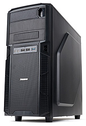 Корпус Zalman ZM-Z1 черный без БП ATX 2xUSB2.0 1xUSB3.0 audio bott PSU