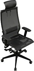 Кресло эргономичное Метта Samurai Black Edition 2.0 сиденье черный сетка крестов. полиамид