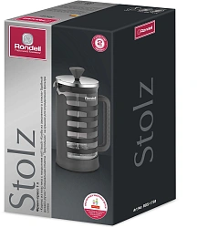 Френч-пресс Rondell Stolz RDS-1758 1л серый