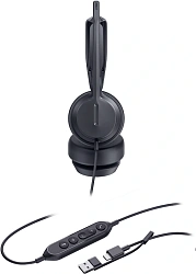 Гарнитура проводная Yealink UH42 SE Dual UC USB-C/A черный