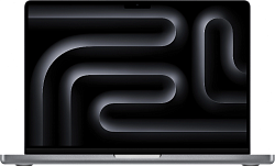 Ноутбук Apple MacBook Pro A2918 M3 8 core 16Gb SSD512Gb/10 core GPU 14.2" Liquid Retina XDR (3024x1964) macOS grey space WiFi BT Cam (Z1C800132)