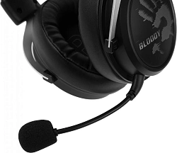 Наушники с микрофоном A4Tech Bloody MR590 Sports черный 1.5м мониторные BT/Radio/3.5mm оголовье (MR590 + WIRED/SPORT BLACK)