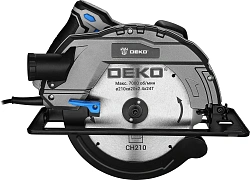 Циркулярная пила (дисковая) Deko CSDK-2500 PRO 2500Вт (ручная) D диска.:210мм (085-1153)