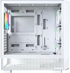 Корпус Montech X5 белый без БП ATX 8x120mm 2x140mm 1xUSB2.0 1xUSB3.0 audio bott PSU