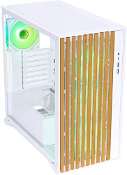 Корпус Formula TimberLine T0 белый без БП ATX 6x120mm 6x140mm 2xUSB3.0 audio bott PSU