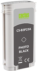 Картридж струйный Cactus CS-B3P23A №727 фото черный (130мл) для HP DJ T920/T1500 с чипом