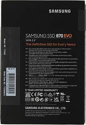 Накопитель SSD Samsung SATA-III 500GB MZ-77E500B/EU 870 EVO 2.5"