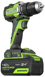Дрель-шуруповерт Greenworks DD560 аккум. патрон:быстрозажимной (3708407CUC)