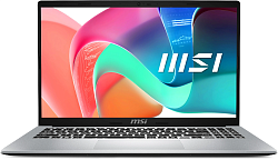 Ноутбук MSI Modern 15 F13MG-202XRU Core i7 1355U 16Gb SSD1Tb Intel Iris Xe graphics 15.6" IPS FHD (1920x1080) FreeDOS silver WiFi BT Cam (9S7-15S122-202)