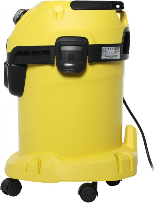 Строительный пылесос Karcher WD 3 P V-17/4/20 Workshop 1000Вт (уборка: сухая/сбор воды/выдув) желтый