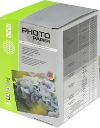Фотобумага Cactus CS-MA6180500 A6/180г/м2/500л./белый матовое для струйной печати