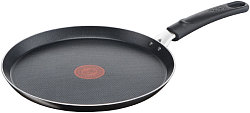 Сковорода блинная Tefal Easy Plus Э 04237522 круглая 22см ручка несъемная (без крышки) черный (9100054098)