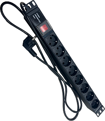 Блок распределения питания NTSS NTSS-PDU-DA2034 гор.размещ. 8xSchuko базовые 16A Schuko 1.8м