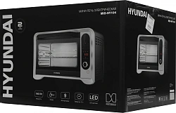 Мини-печь Hyundai MIO-HY104 35л. 1600Вт черный/серебристый