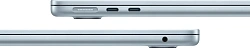Ноутбук Apple MacBook Air A3240 M4 10 core 16Gb SSD256Gb/8 core GPU 13.6" Liquid Retina (2560x1664) macOS lt.blue WiFi BT Cam (Z1H70002S(MC6T4))