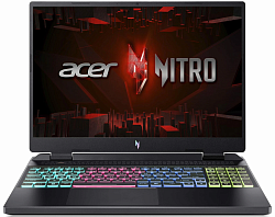 Ноутбук Acer Nitro 16 AN16-41-R3YQ Ryzen 7 7735H 16Gb SSD1Tb NVIDIA GeForce RTX4070 8Gb 16" IPS WQXGA (2560x1600) Windows 11 Home Single Language black WiFi BT Cam (NH.QKDCD.001)