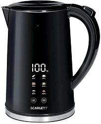 Чайник электрический Scarlett SC-EK21S66 1.7л. 2200Вт черный корпус: металл