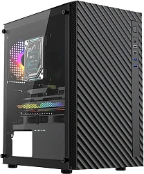 Корпус Accord ACC-508 черный без БП mATX 7x120mm 4x140mm 2xUSB2.0 1xUSB3.0 audio bott PSU