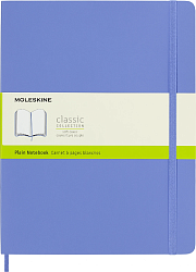 Блокнот Moleskine CLASSIC SOFT QP623B42 XLarge 190х250мм 192стр. нелинованный мягкая обложка голубая гортензия