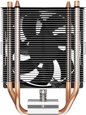 Устройство охлаждения(кулер) PcCooler R200P Soc-AM5/AM4/1200/1700/1851 серебристый/черный 4-pin 30dB Al+Cu 110W Ret (R200P-XXNWYX-US)