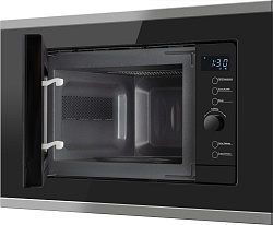 Микроволновая печь Weissgauff HMT-720 BX Grill 20л. 700Вт черный (встраиваемая)