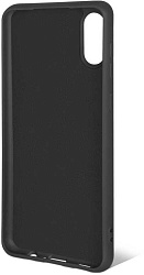 Чехол (клип-кейс) DF для Samsung Galaxy A02 sOriginal-27 черный (DF SORIGINAL-27 (BLACK))