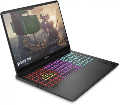 Ноутбук HP Omen 14-fb0020ci Core Ultra 7 155H 16Gb SSD512Gb NVIDIA GeForce RTX4050 6Gb 14" OLED 2.8K (2880x1800) FreeDOS black WiFi BT Cam (A1AA7EA)