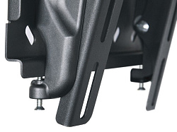 Кронштейн для телевизора Holder LCDS-5010 черный металлик 20"-40" макс.45кг настенный наклон