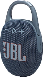 Колонка порт. JBL Clip 5 синий 7W Mono BT 10м 1400mAh (JBLCLIP5BLU)