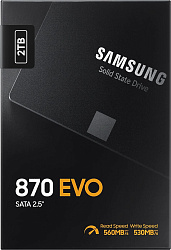 Накопитель SSD Samsung SATA-III 2TB MZ-77E2T0B/EU 870 EVO 2.5"