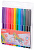 Фломастеры Deli EC10003 ColoRun Вентилируемый 12цв. пакет с европодвесом