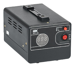 Стабилизатор напряжения IEK Hub 0.5кВА однофазный черный (IVS21-1-D05-13)