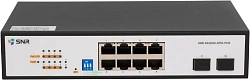 Коммутатор SNR SNR-S2300G-8TM-POE (L2) 8x1Гбит/с 2SFP 8PoE 130W управляемый