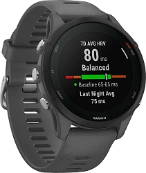 Смарт-часы Garmin Forerunner 255 1.3" корп.черный рем.темно-серый (010-02641-10)