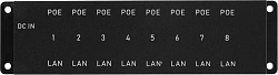 Удлинитель PoE Osnovo Midspan-8/P 10/100BASE-T 30Вт