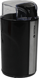 Кофемолка Vitek VT-8366 400Вт сист.помол.:ротац.нож вместим.:70гр черный