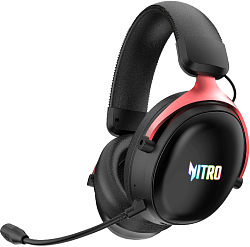 Наушники с микрофоном Acer Nitro OHR401 черный мониторные BT/Radio/3.5mm оголовье (ZL.HDSEE.00H)