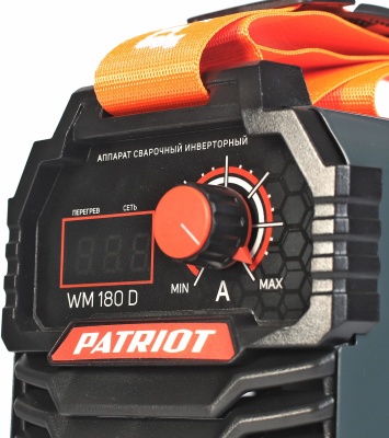Сварочный аппарат Patriot WM180D инвертор ММА 7.8кВт