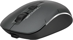 Мышь A4Tech Fstyler FB26CS Air2 серый/черный оптическая 2000dpi silent беспров. BT/Radio USB для ноутбука 4but (FB26CS AIR2 SMOKY GREY)