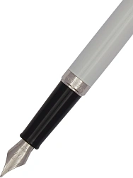 Ручка перьев. Waterman Hemisphere Colour Blocking (2202843) черн/белый F сталь нержавеющая подар.кор.