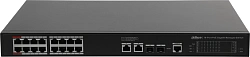 Коммутатор Dahua DH-S4220-16GT-240 (L2) 20x1Гбит/с 2SFP 240W управляемый