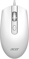 Клавиатура + мышь Acer OCC504 клав:белый мышь:белый USB Multimedia (ZL.ACC11.00N)