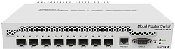 Коммутатор MikroTik CRS309-1G-8S+IN 1x1Гбит/с 8SFP+ 1PoE управляемый