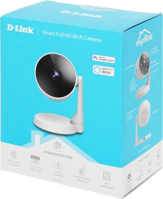 Камера видеонаблюдения аналоговая D-Link DCS-8325LH Wi-Fi 3-3мм корп.:белый