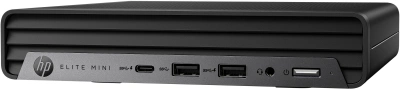 Неттоп HP Elite 600 G9 Mini i5 12500T (2) 8Gb SSD256Gb UHDG 770 Windows 11 Pro 64 GbitEth WiFi BT 90W kb мышь клавиатура черный (828S3AT)